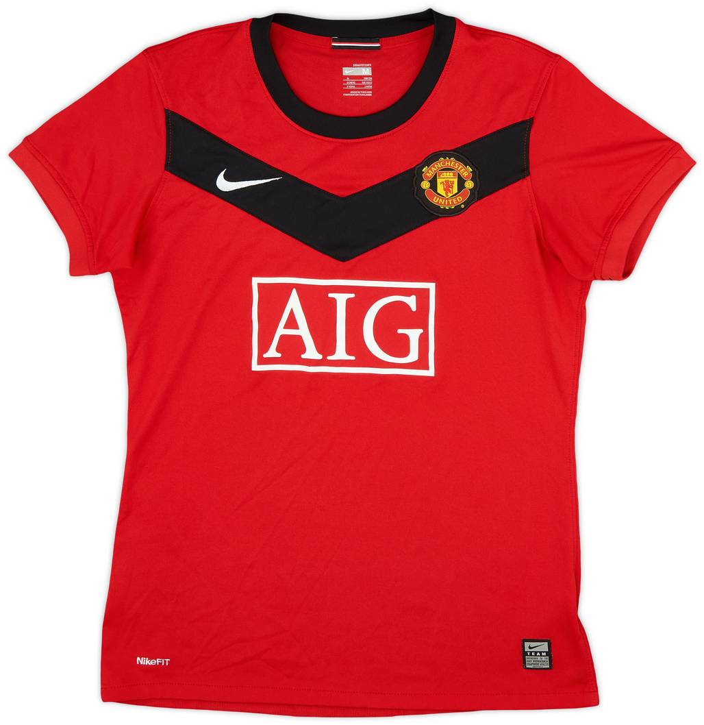 2009-10 Manchester United Home Shirt - 8/10 - (Women's M)