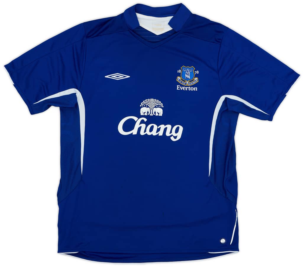 2005-06 Everton Home Shirt - 8/10 - (XL)