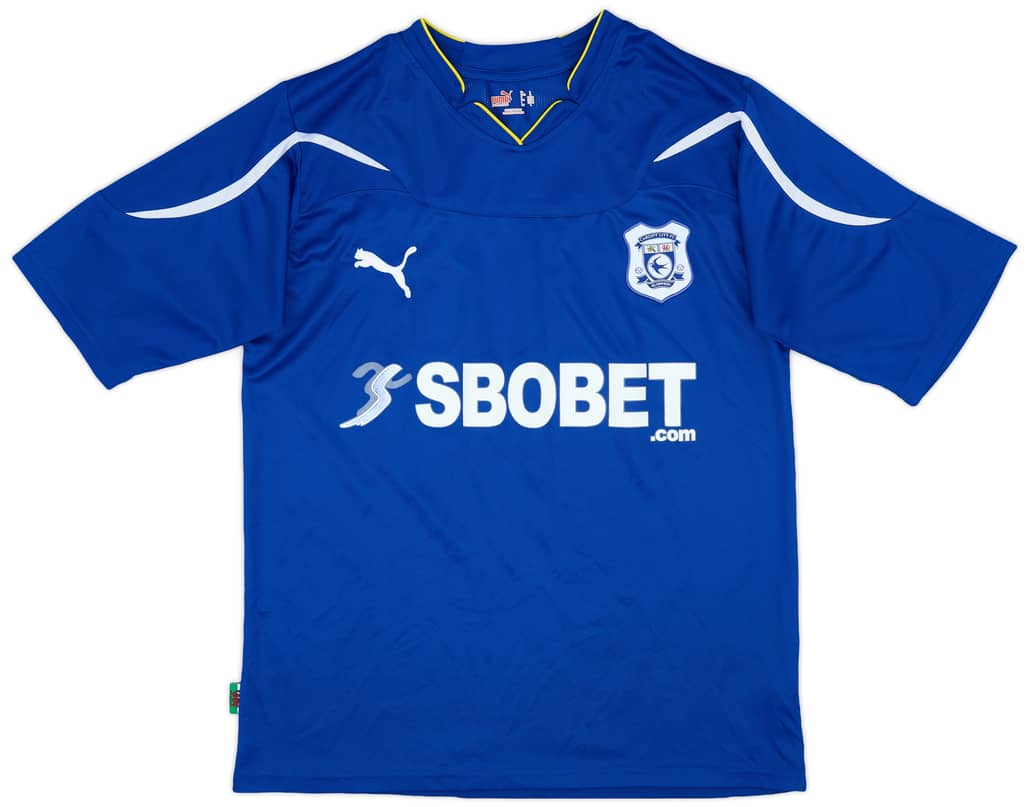 2010-11 Cardiff Home Shirt - 6/10 - (L)