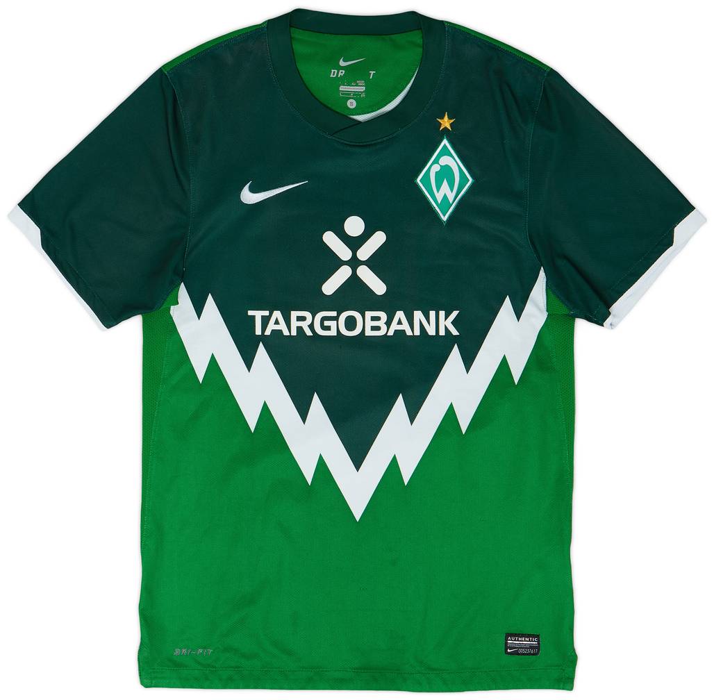 2010-11 Werder Bremen Home Shirt - 7/10 - (S)