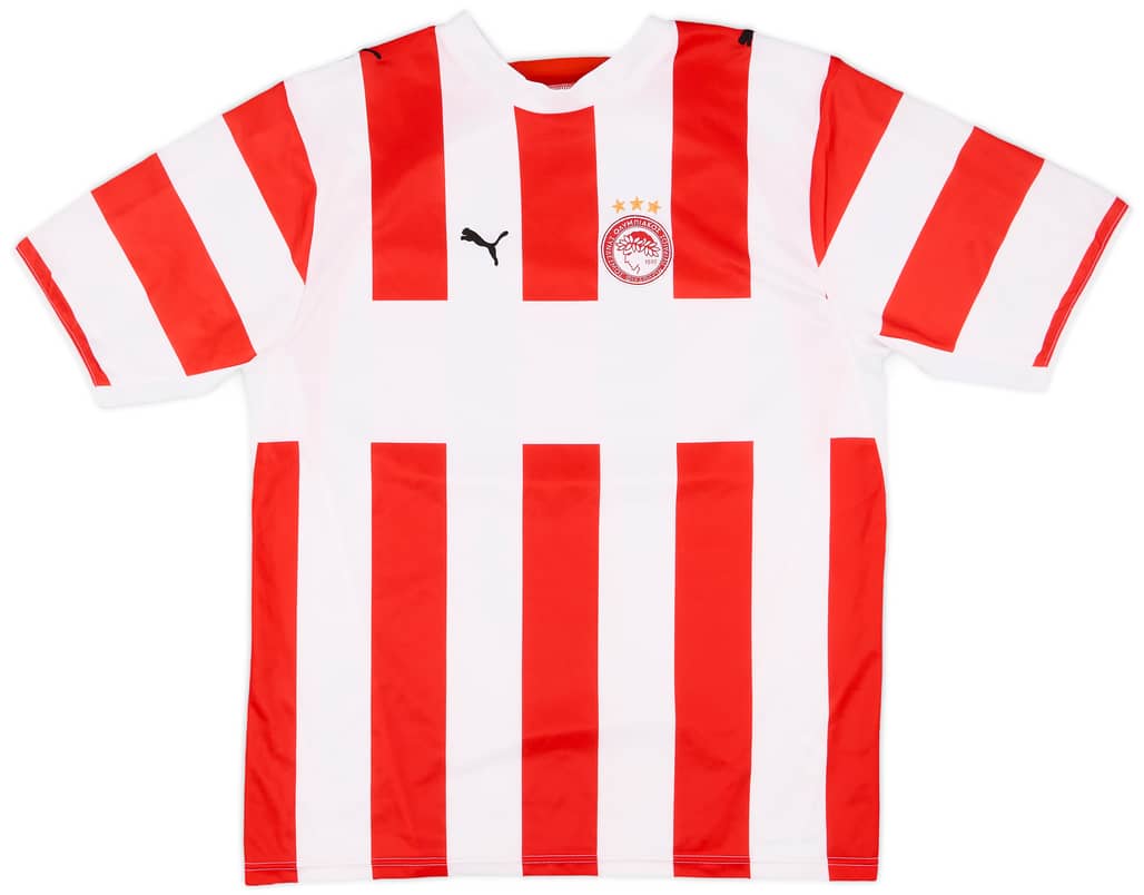 2006-07 Olympiakos Home Shirt - 8/10 - (L)