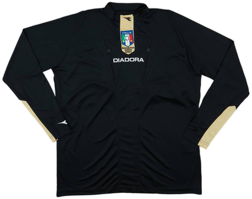 2007-09 Italy Diadora Referee L/S Shirt - 9/10 - (L)