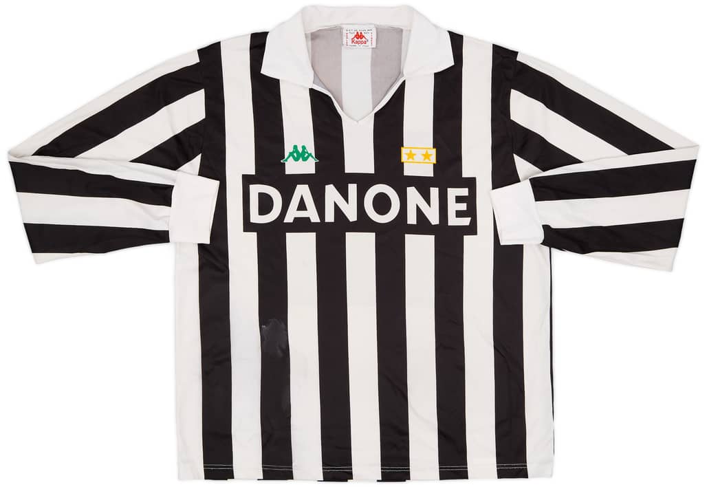 1992-94 Juventus Home L/S Shirt - 5/10 - (L)