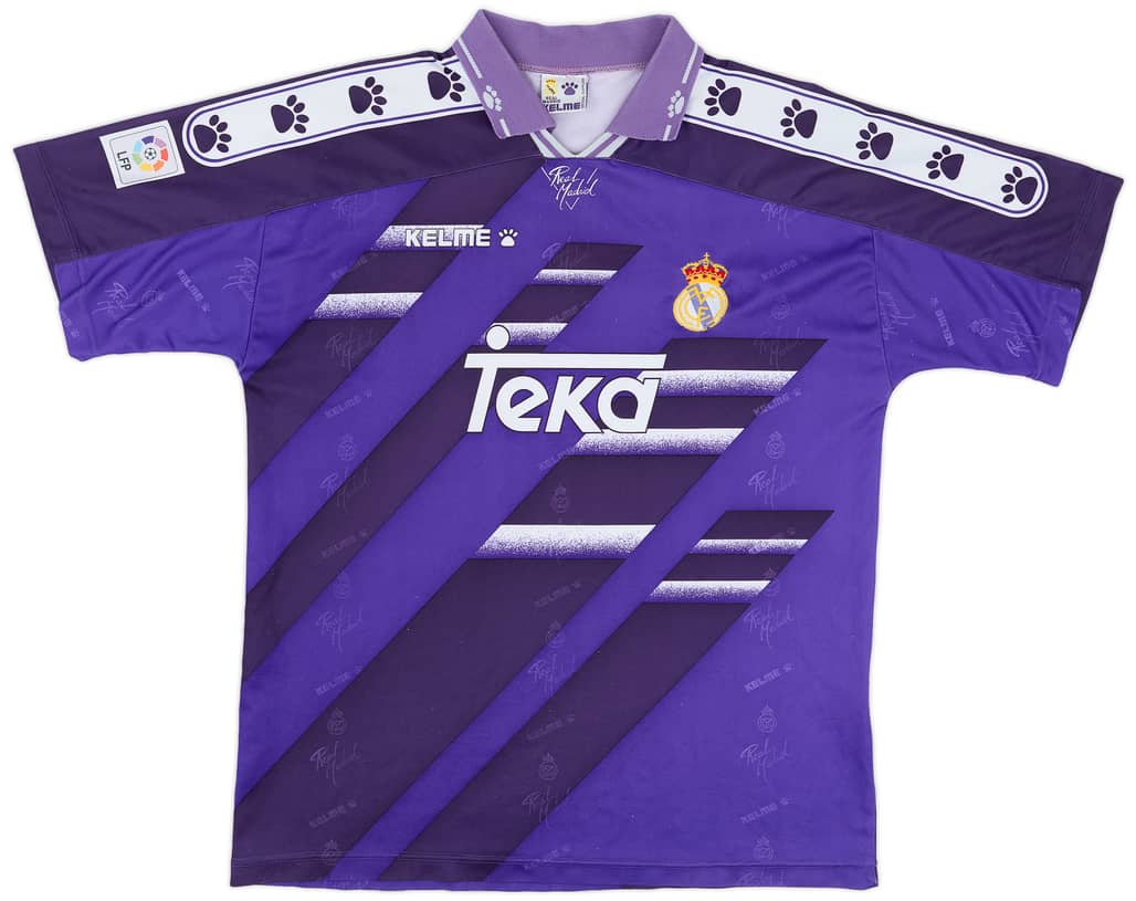 1994-96 Real Madrid Away Shirt - 8/10 - (XL)