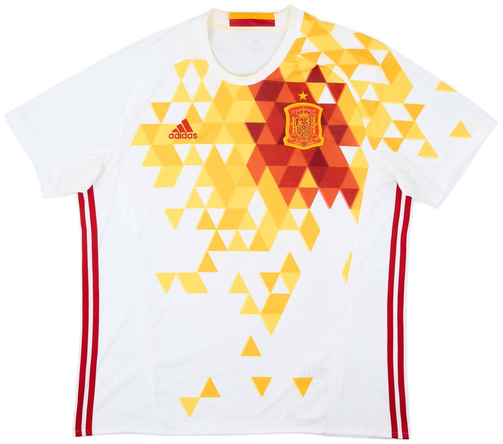 2016-17 Spain Away Shirt - 5/10 - (XL)