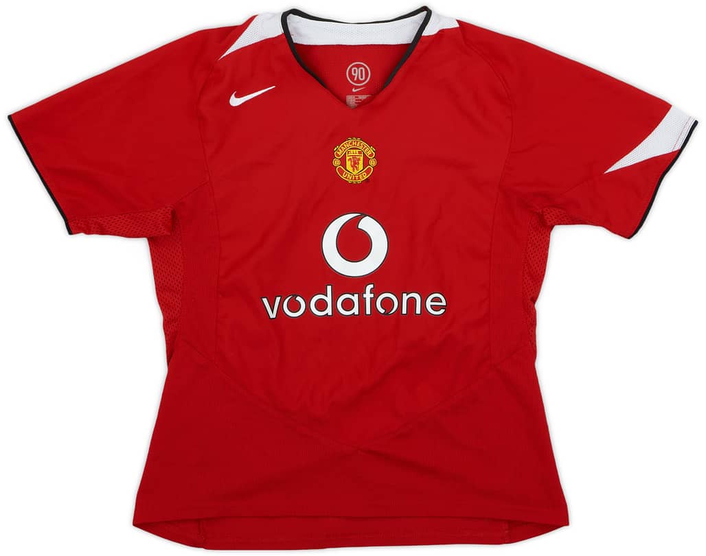 2004-06 Manchester United Home Shirt - 8/10 - (M.Boys)