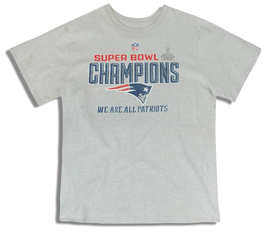 2014 New England Patriots Super Bowl XLIX Champions Graphic Tee XL