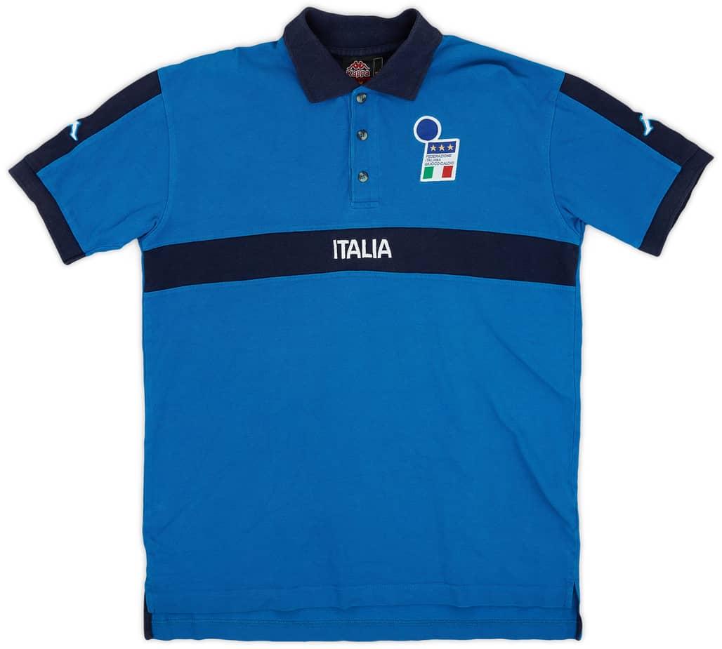 1999-2000 Italy Kappa Polo Shirt - 9/10 - (L)