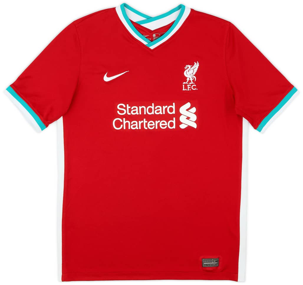 2020-21 Liverpool Home Shirt - 8/10 - (XL.Boys)