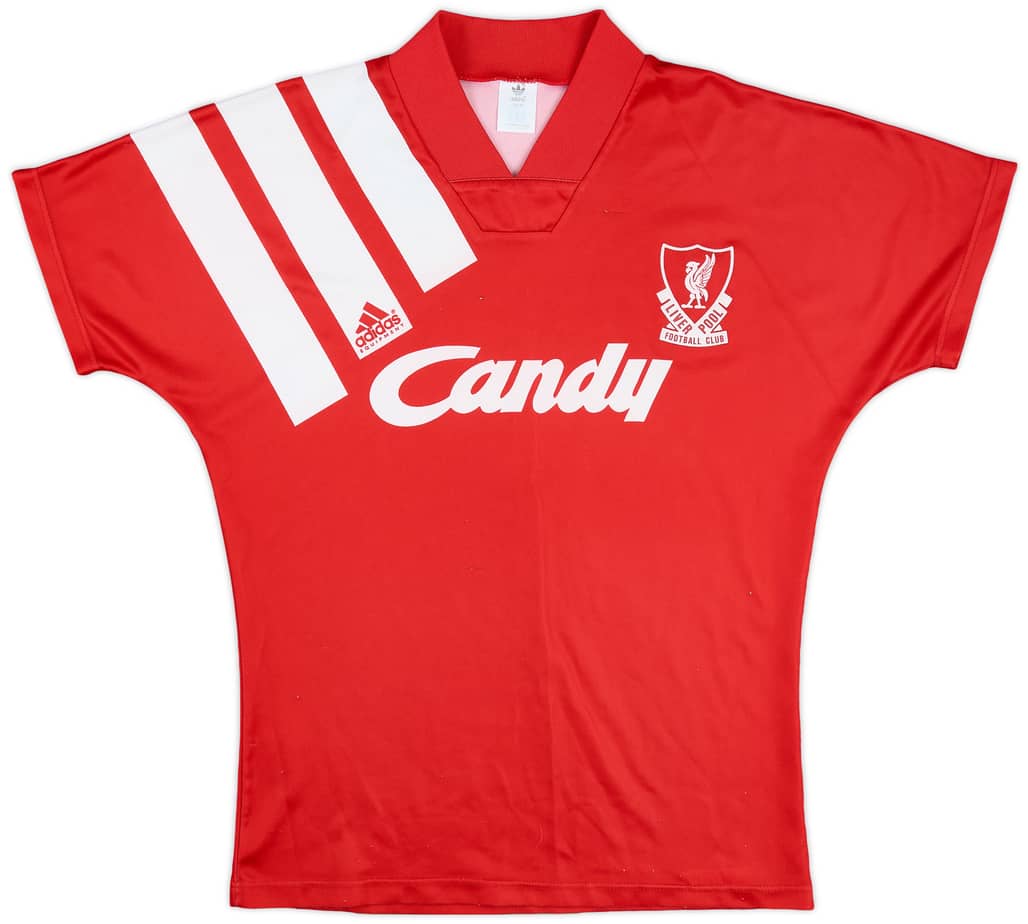 1991-92 Liverpool Home Shirt - 7/10 - (S)