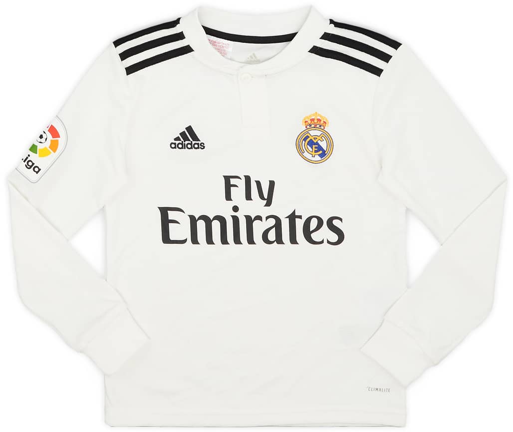 2018-19 Real Madrid Home Shirt - 9/10 - (7-8 Years)