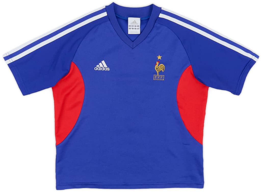 2002-04 France Home Shirt - 8/10 - (S.Boys)