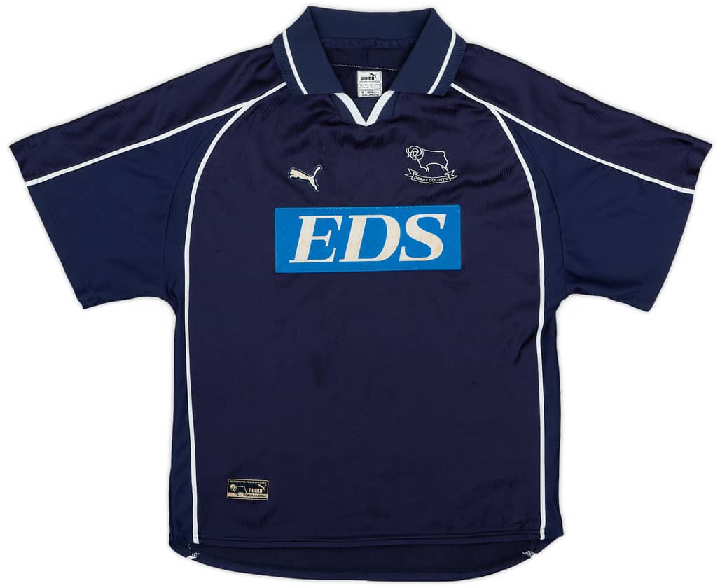 2000-01 Derby County Away Shirt - 6/10 - (XL.Boys)