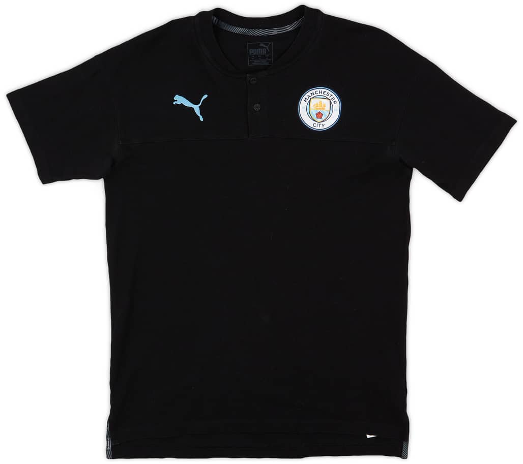 2019-20 Manchester City Puma Polo Shirt - 8/10 - (M)