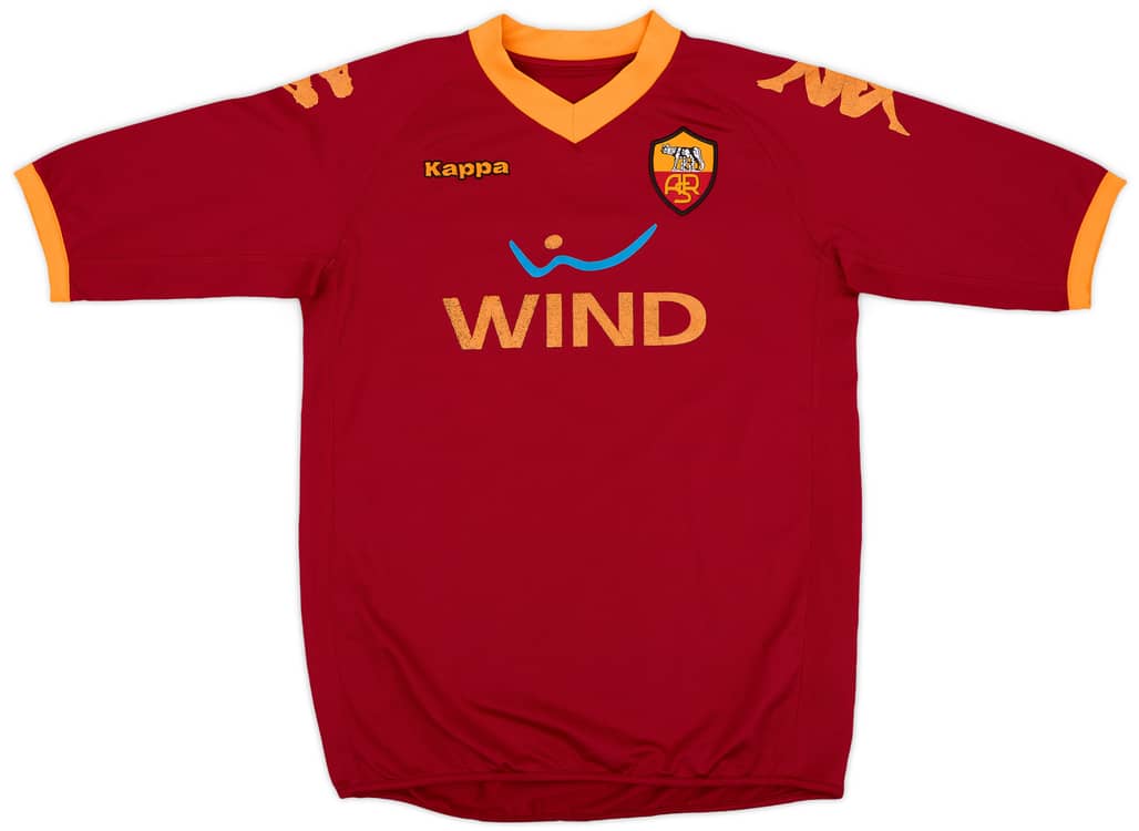 2009-10 Roma Home Shirt - 6/10 - (XL.Boys)