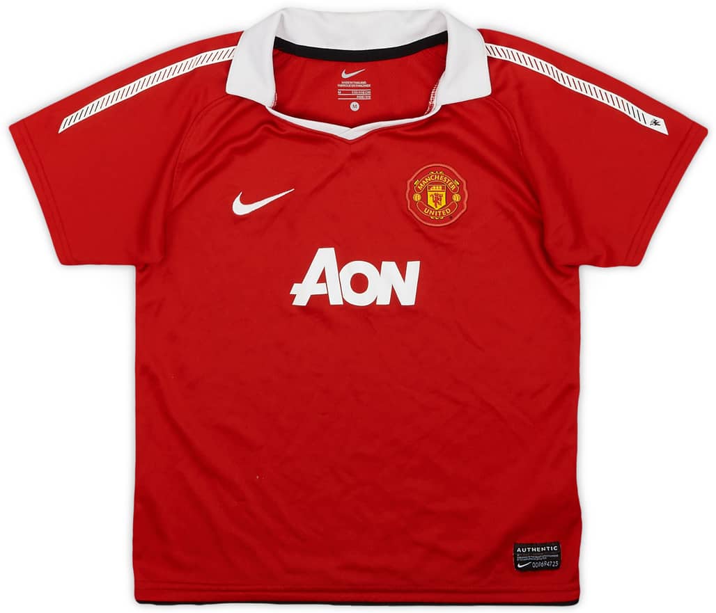 2010-11 Manchester United Home Shirt - 9/10 - (5-6 Years)