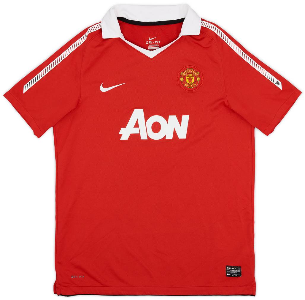 2010-11 Manchester United Home Shirt - 8/10 - (XL.Boys)