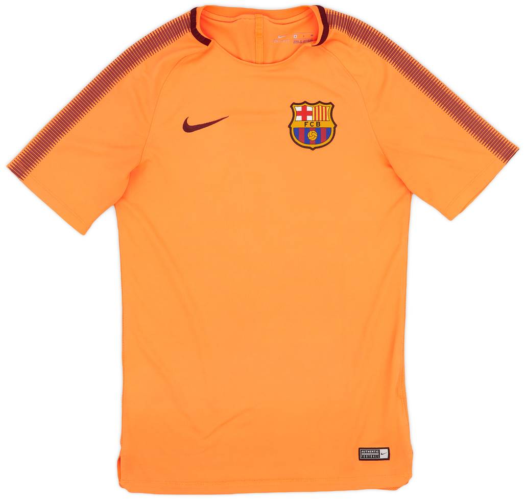 2017-18 Barcelona Nike Training Shirt - 9/10 - (S)