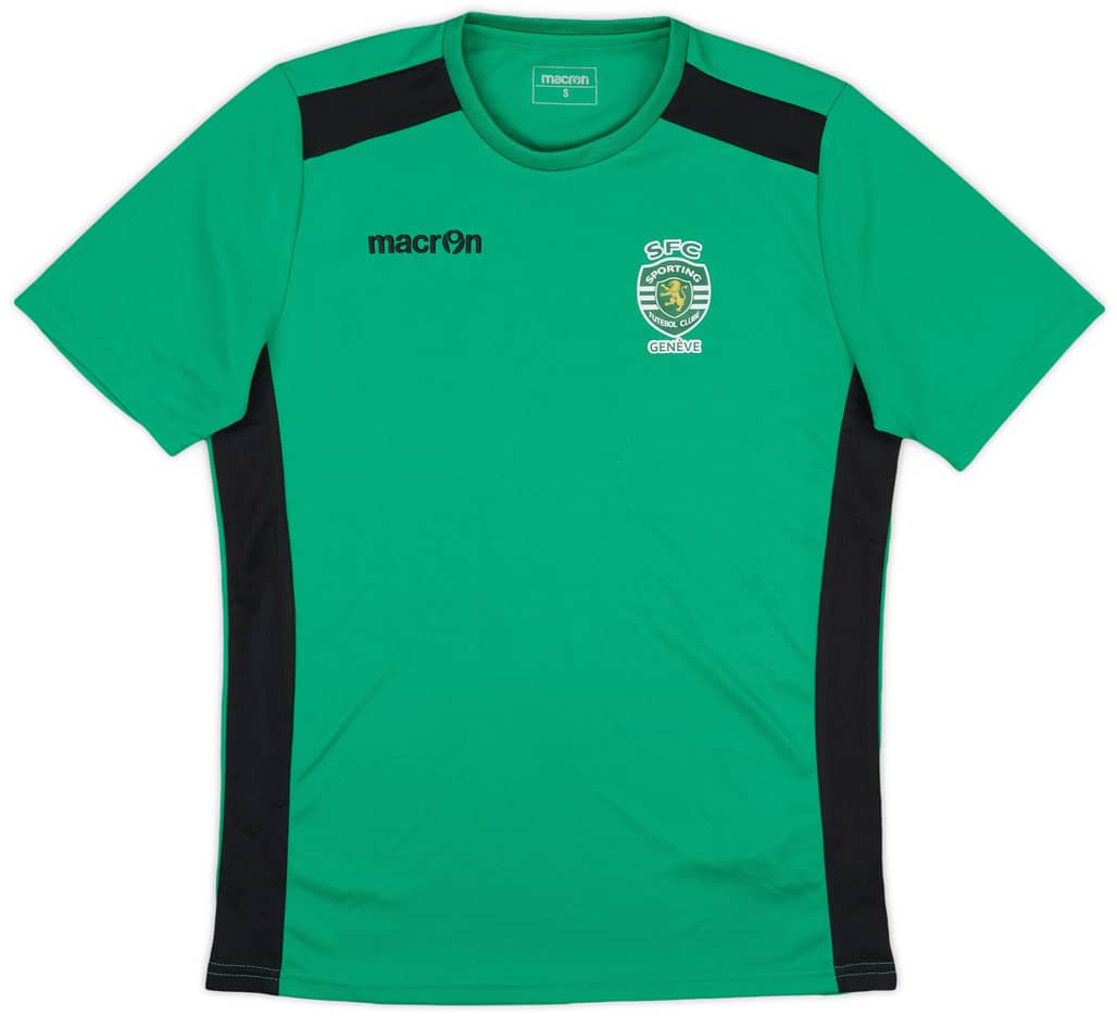 2018-19 Sporting Lisbon 'Geneve' Macron Training Shirt - 8/10 - (S)