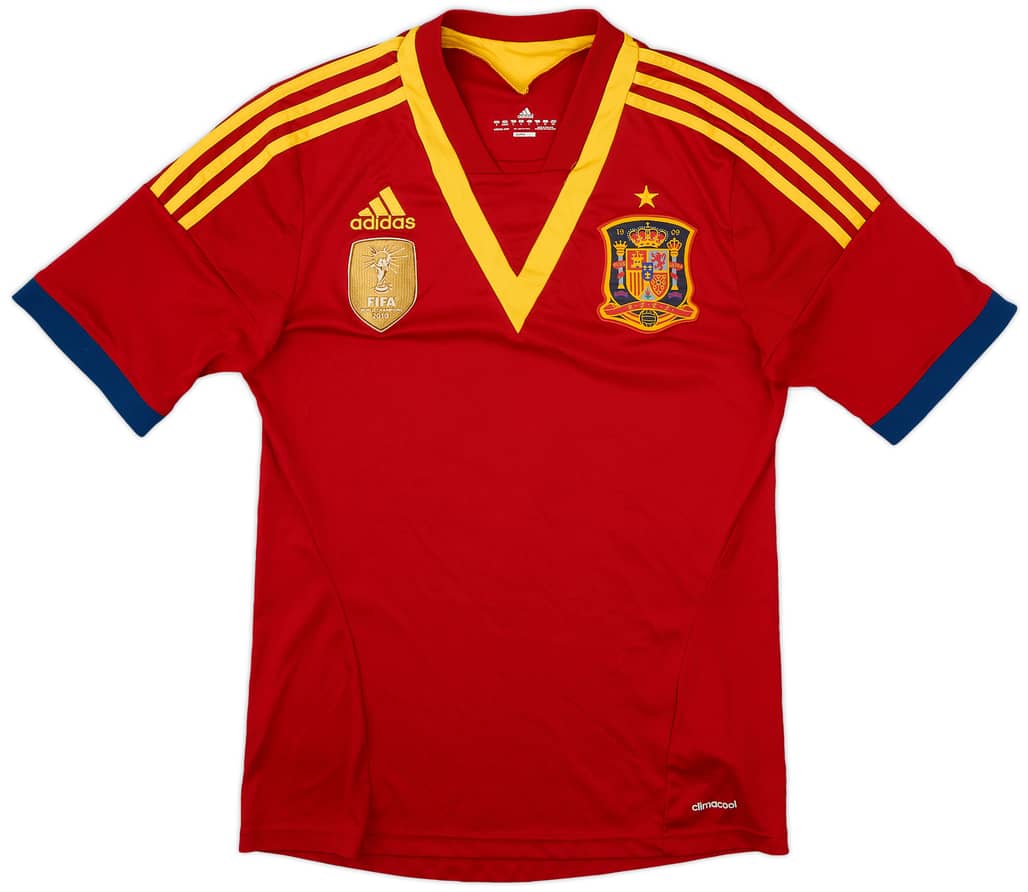 2013 Spain Confederation Cup Home Shirt - 9/10 - (S)