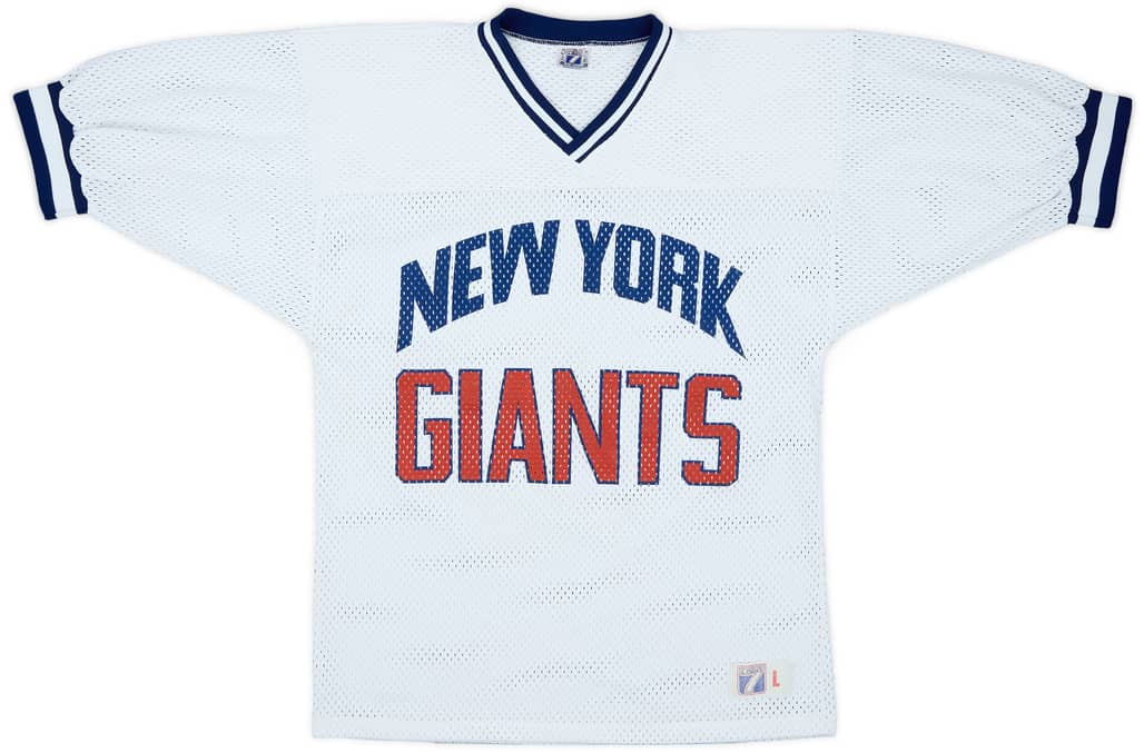 1990s New York Giants Logo 7 Training Jersey - 8/10 - (L)