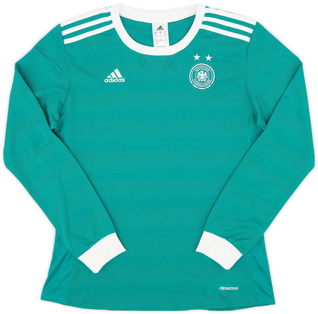 2017-18 Germany Women Away L/S Shirt - 9/10 - (Women's M)
