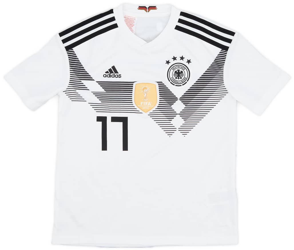 2018-19 Germany Home Shirt #17 - 8/10 - (M.Boys)