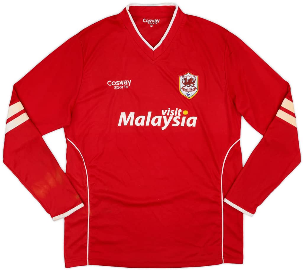 2014-15 Cardiff Home/Away L/S Shirt - 5/10 - (M)