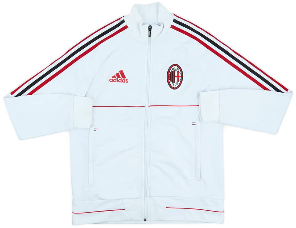 2017-18 AC Milan adidas Track Jacket - 8/10 - (L.Boys)