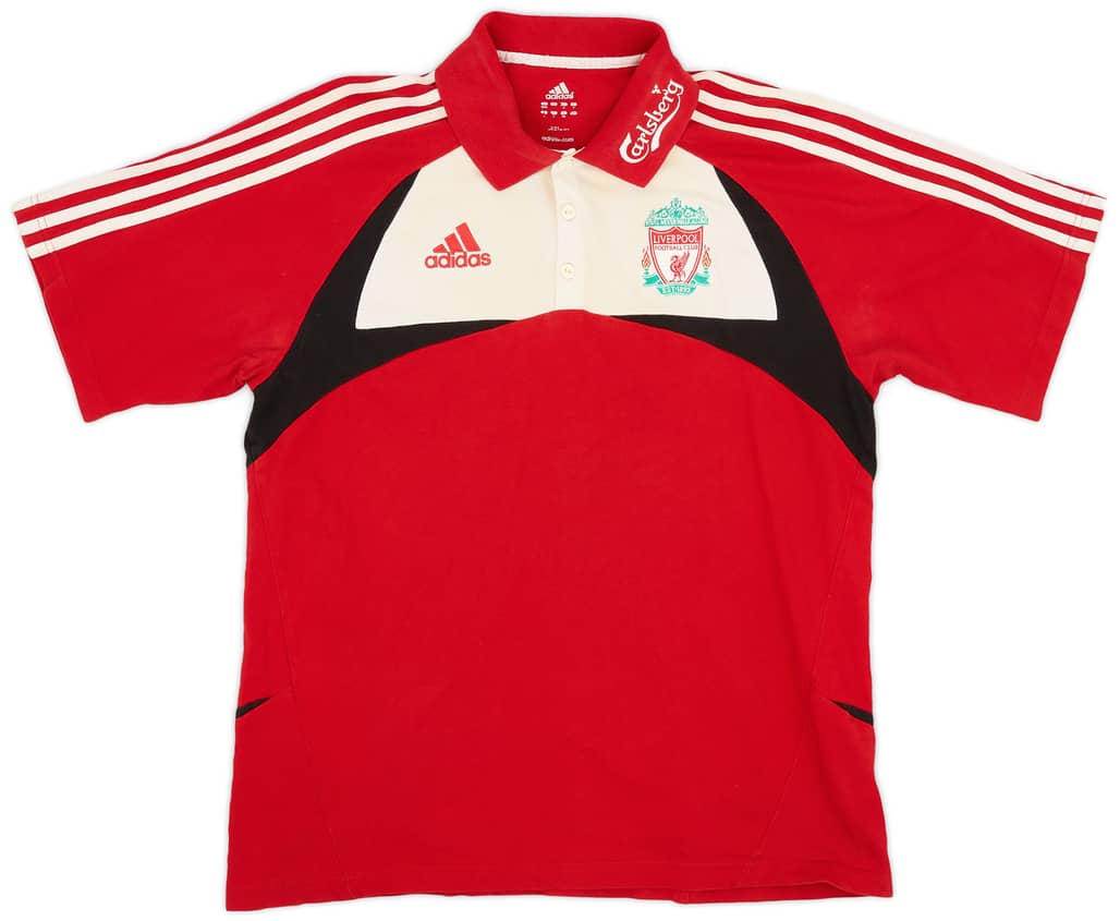 2007-08 Liverpool adidas Polo Shirt - 6/10 - (L)