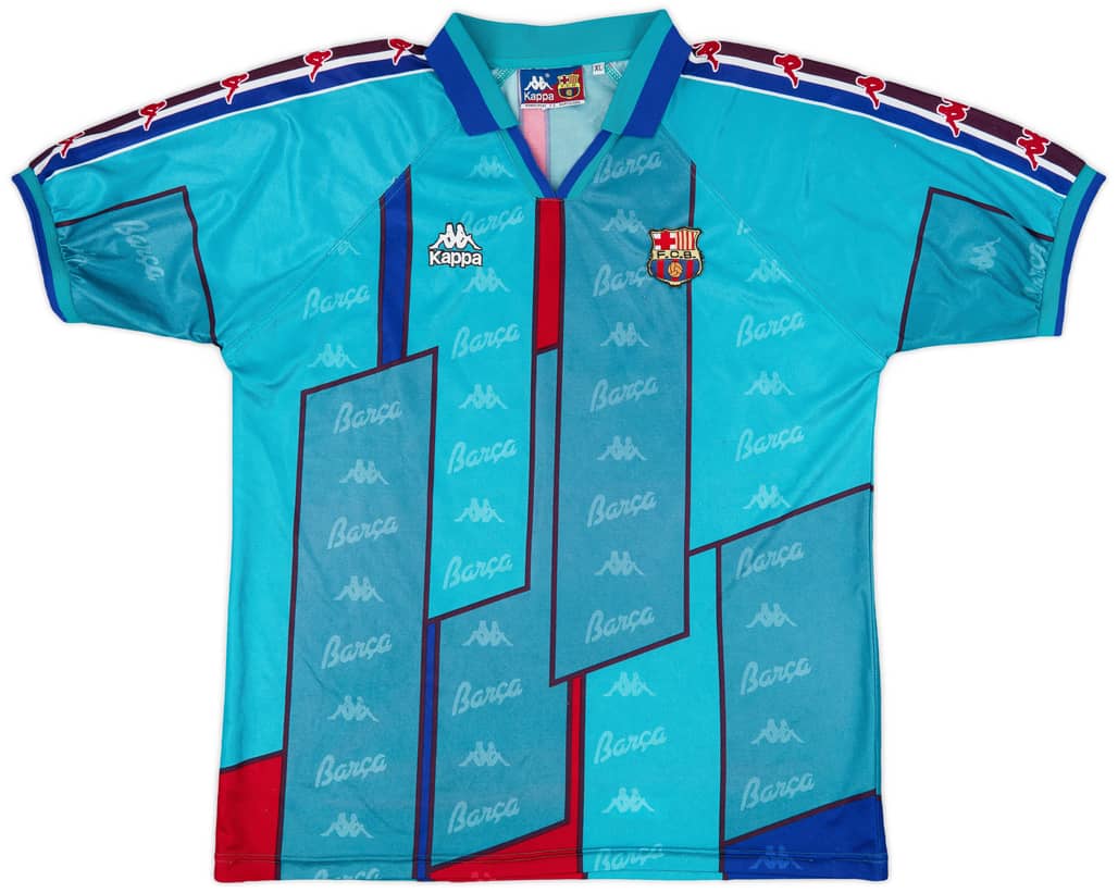1995-97 Barcelona Away Shirt - 5/10 - (XL)