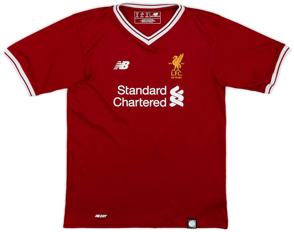 2017-18 Liverpool 125 Years Home Shirt - 5/10 - (6-7 Years)