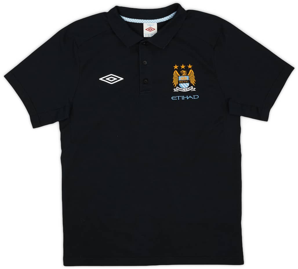 2011-12 Manchester City Umbro Polo Shirt - 8/10 - (M)