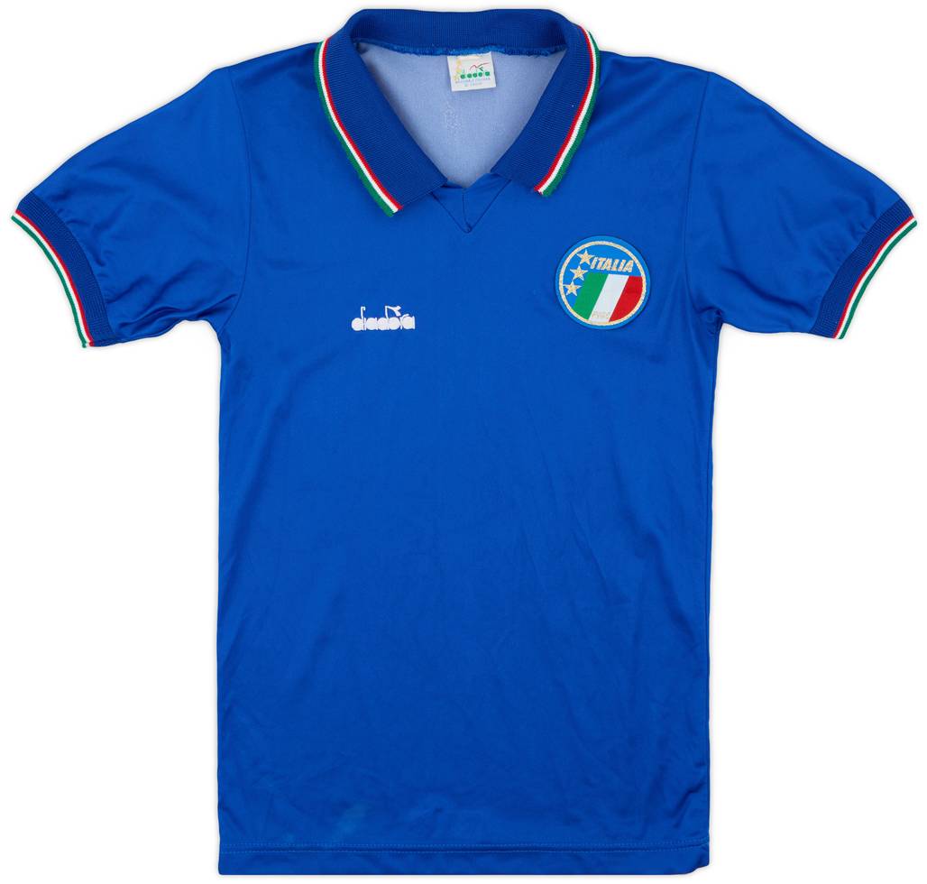 1986-91 Italy Home Shirt - 8/10 - (L.Boys)