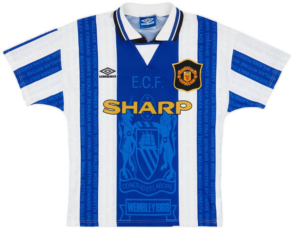 1994-96 Manchester United Third Shirt - 7/10 - (Y)