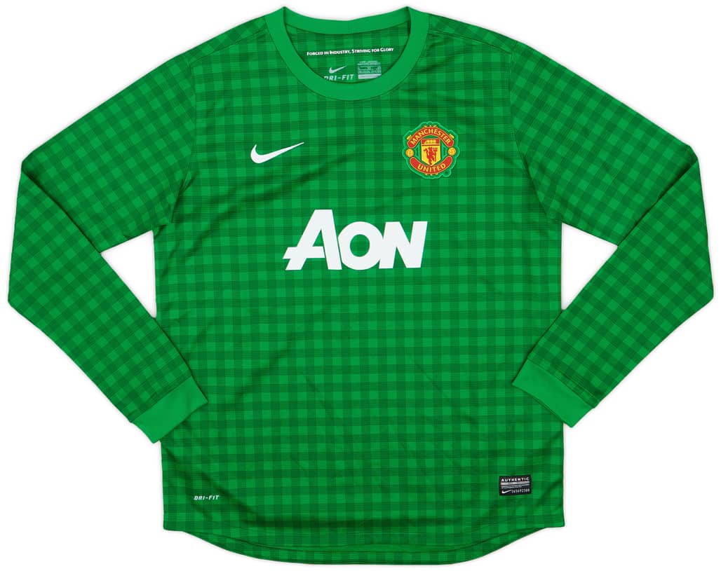 2012-13 Manchester United GK Away Shirt - 9/10 - (XL.Boys)