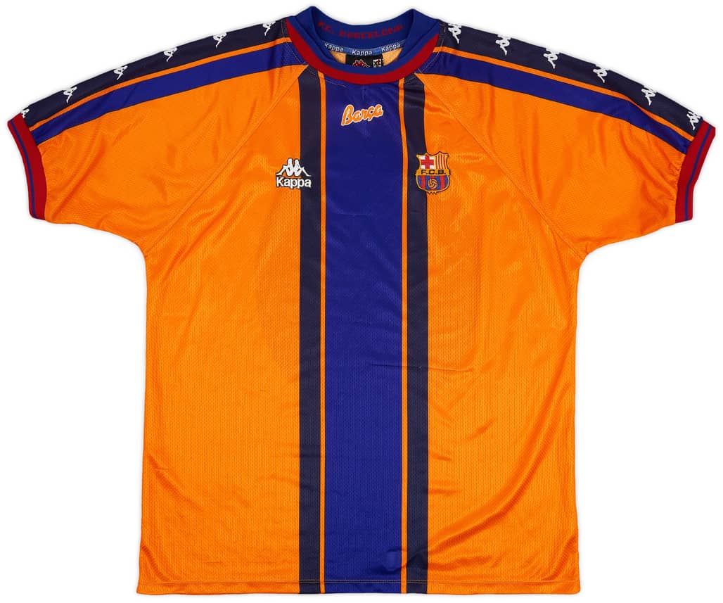 1997-98 Barcelona Away Shirt - 5/10 - (XL)