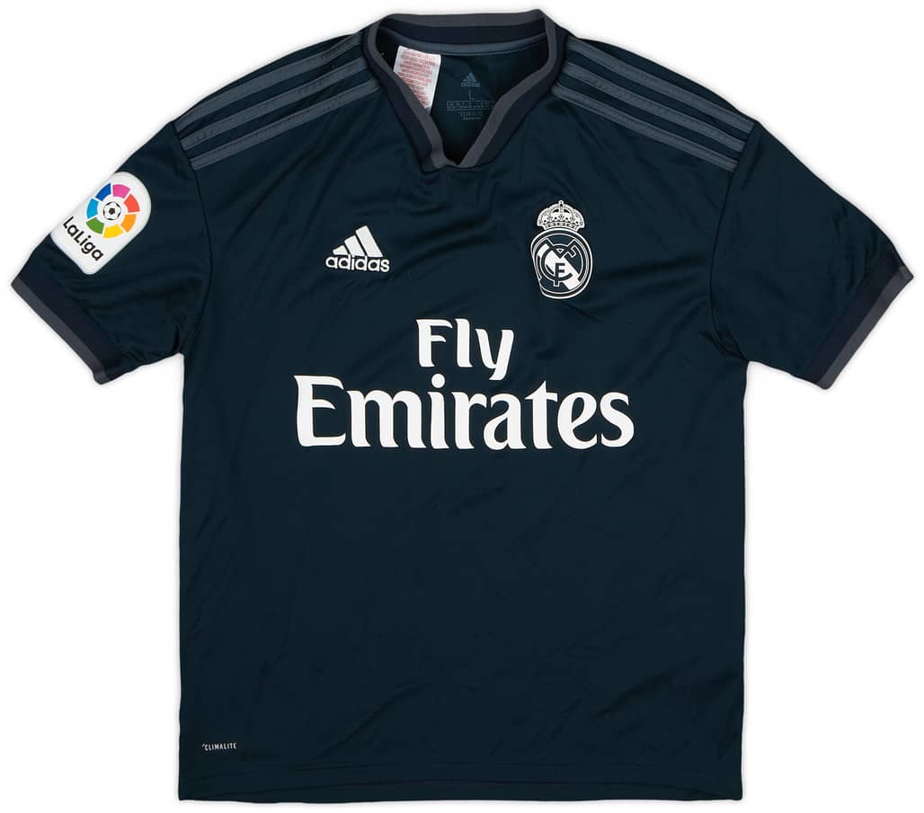 2018-19 Real Madrid Away Shirt - 8/10 - (L.Boys)