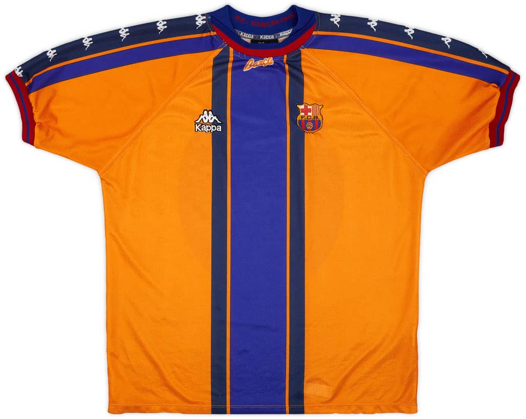 1997-98 Barcelona Away Shirt - 9/10 - (L)