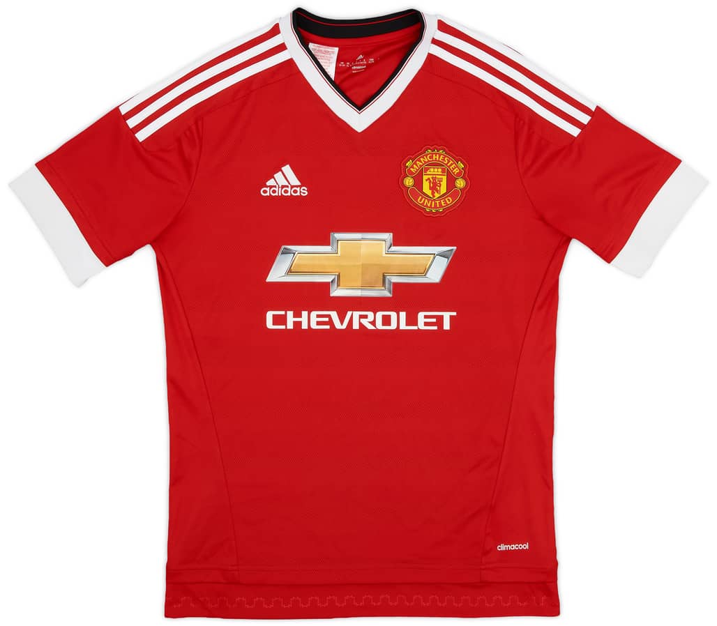 2015-16 Manchester United Home Shirt - 9/10 - (XL.Boys)