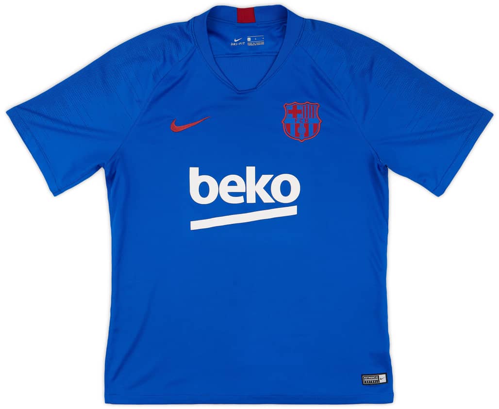 2019-20 Barcelona Nike Training Shirt - 8/10 - (L)