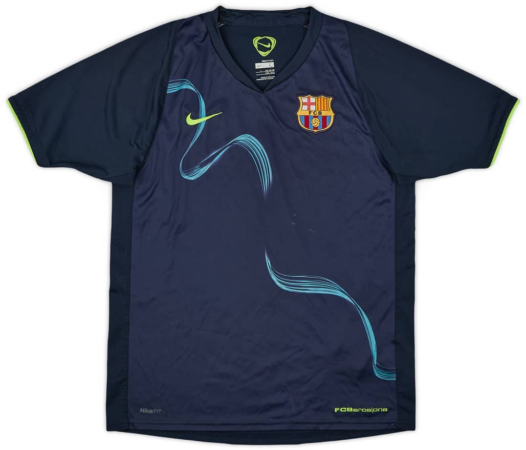 2007-08 Barcelona Nike Training Shirt - 9/10 - (L.Boys)