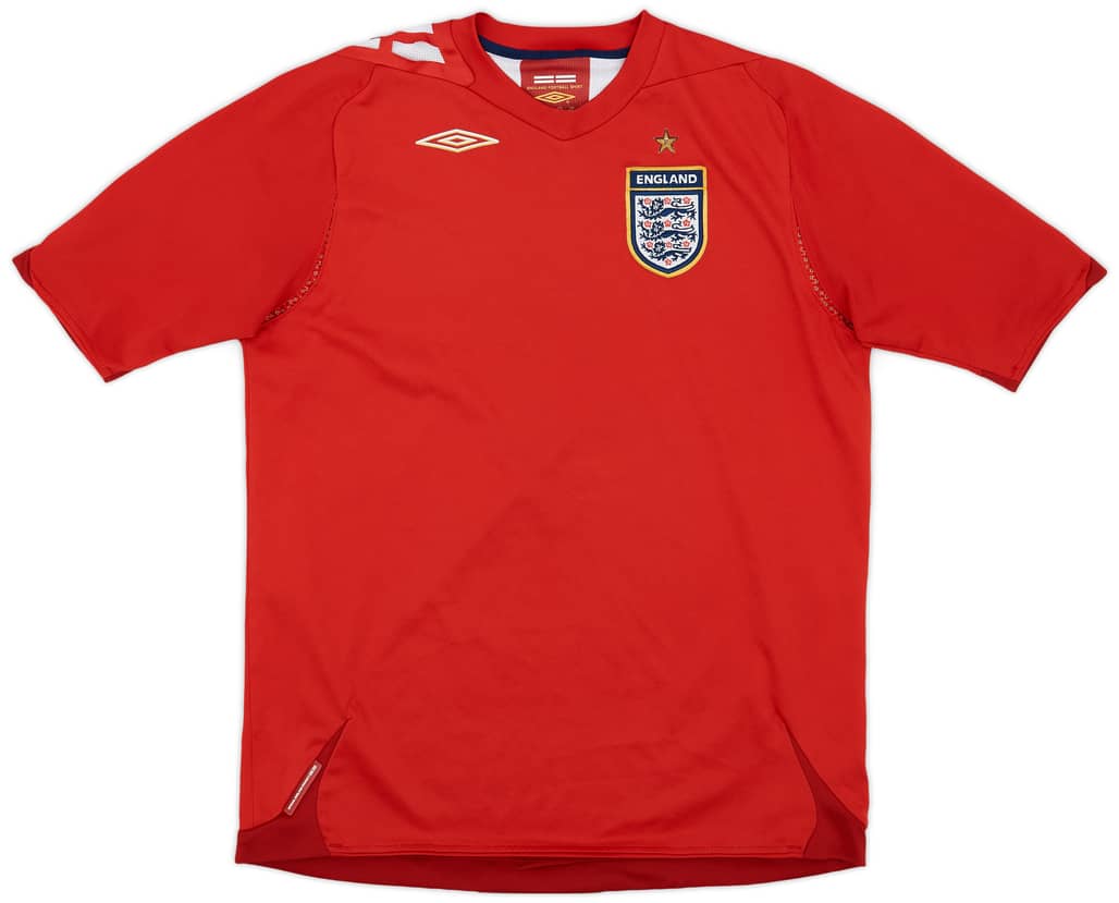 2006-08 England Away Shirt - 5/10 - (XL.Boys)