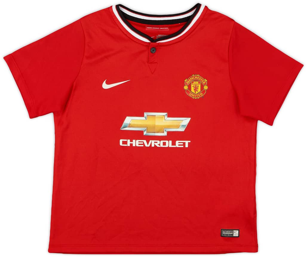 2014-15 Manchester United Home Shirt - 8/10 - (7-8 Years)