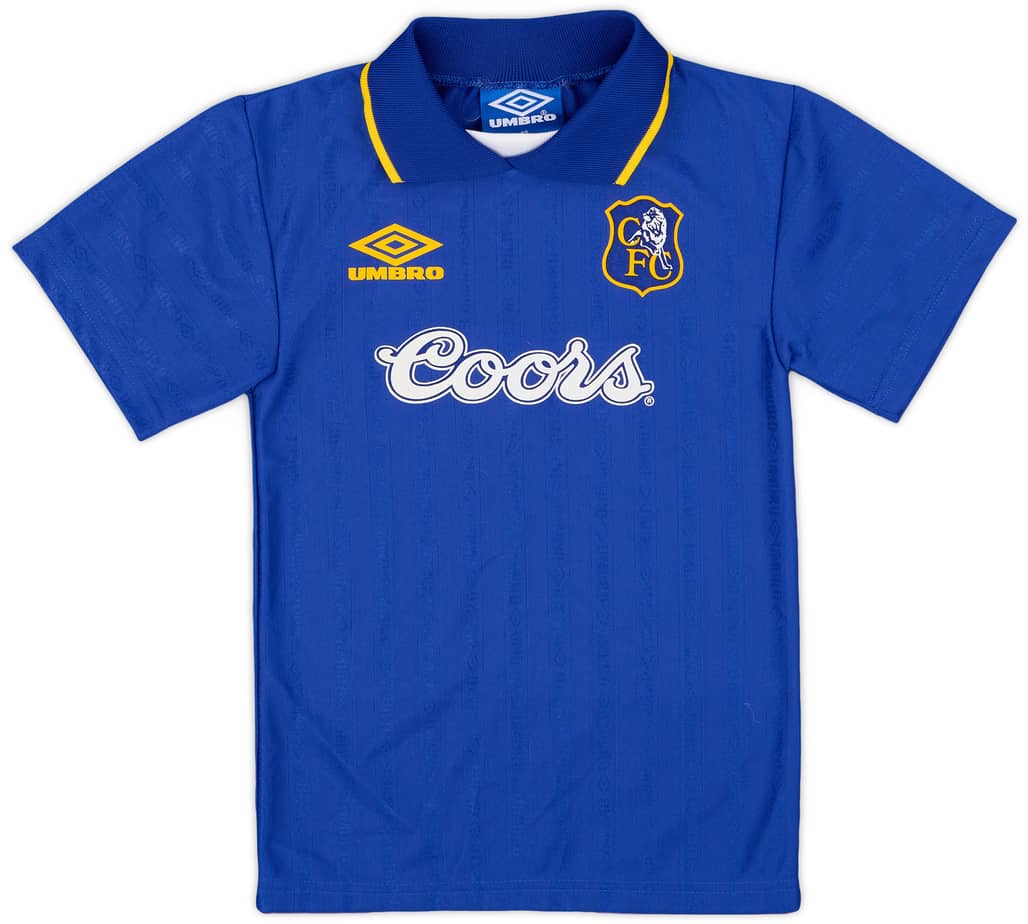 1995-97 Chelsea Home Shirt - 8/10 - (S.Boys)