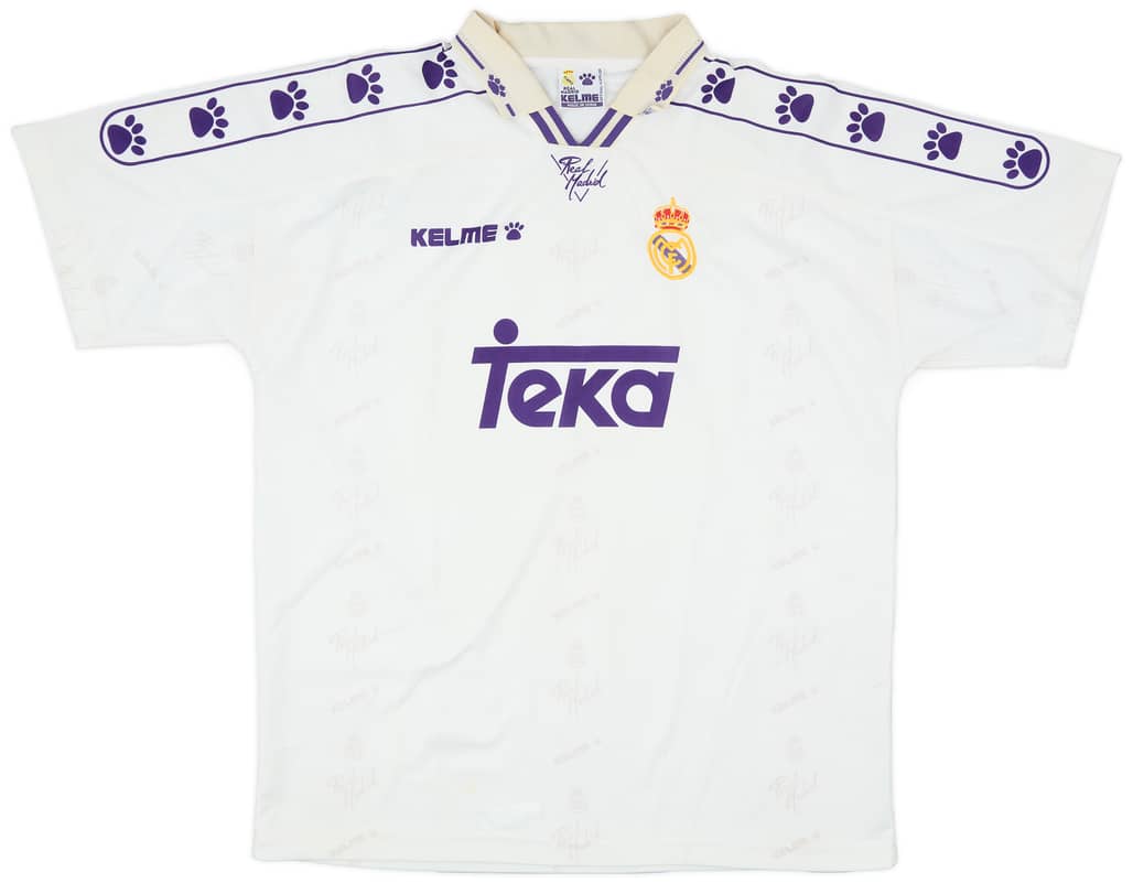 1996-97 Real Madrid Home Shirt - 7/10 - (XL)