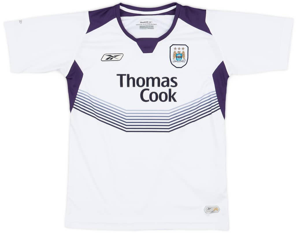 2004-05 Manchester City Away Shirt - 8/10 - (M.Boys)