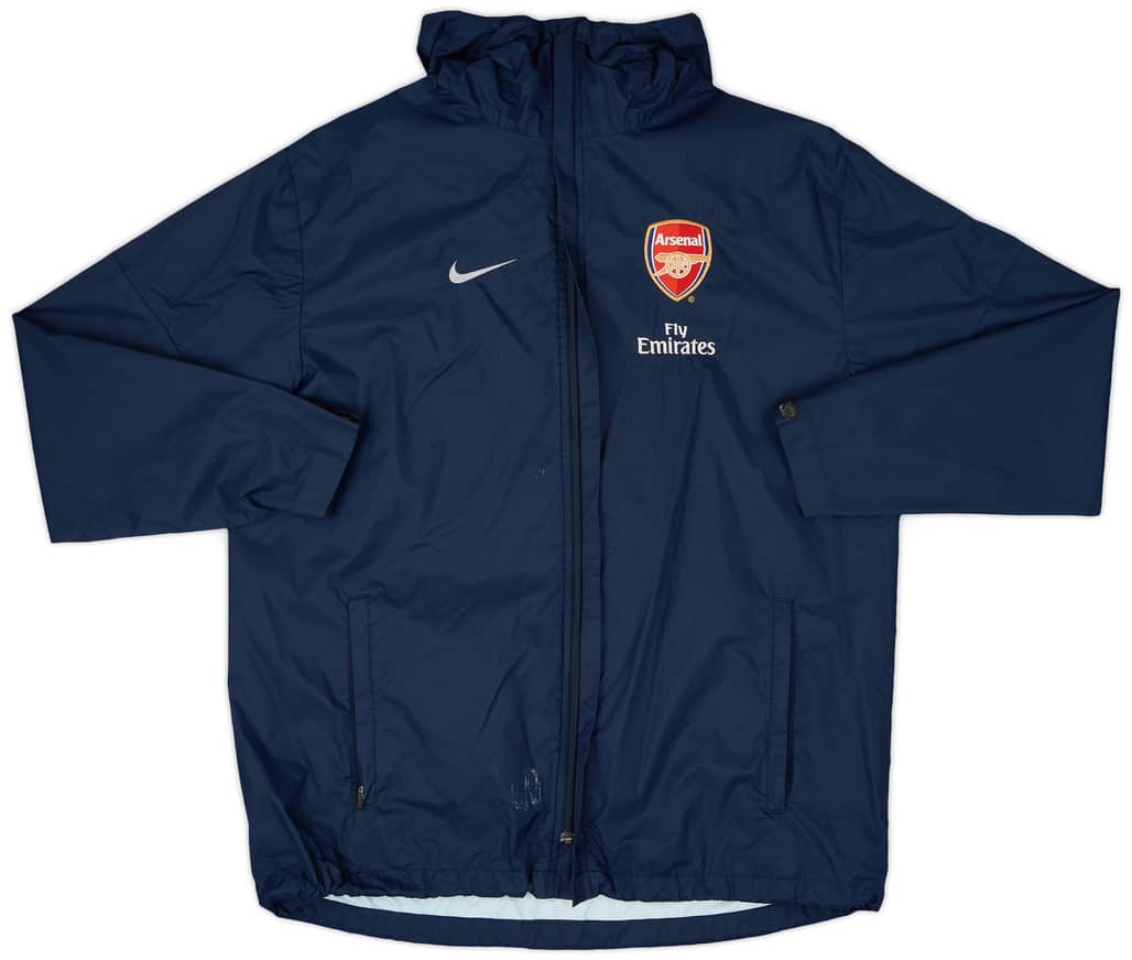 2009-10 Arsenal Nike Hooded Rain Jacket - 7/10 - (L)