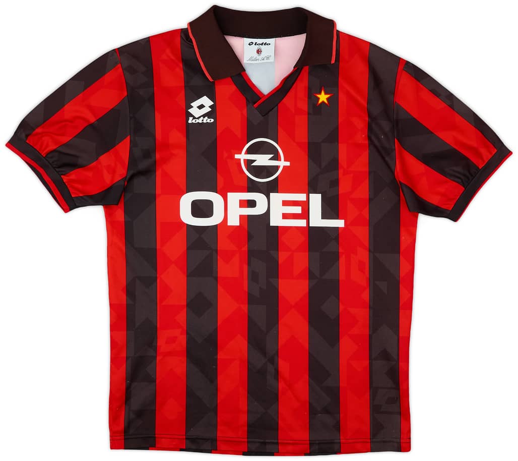 1994-95 AC Milan Home Shirt - 7/10 - (M)