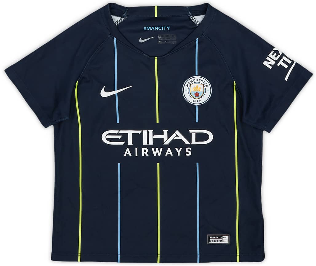 2018-19 Manchester City Away Shirt - 8/10 - (3-4 Years)